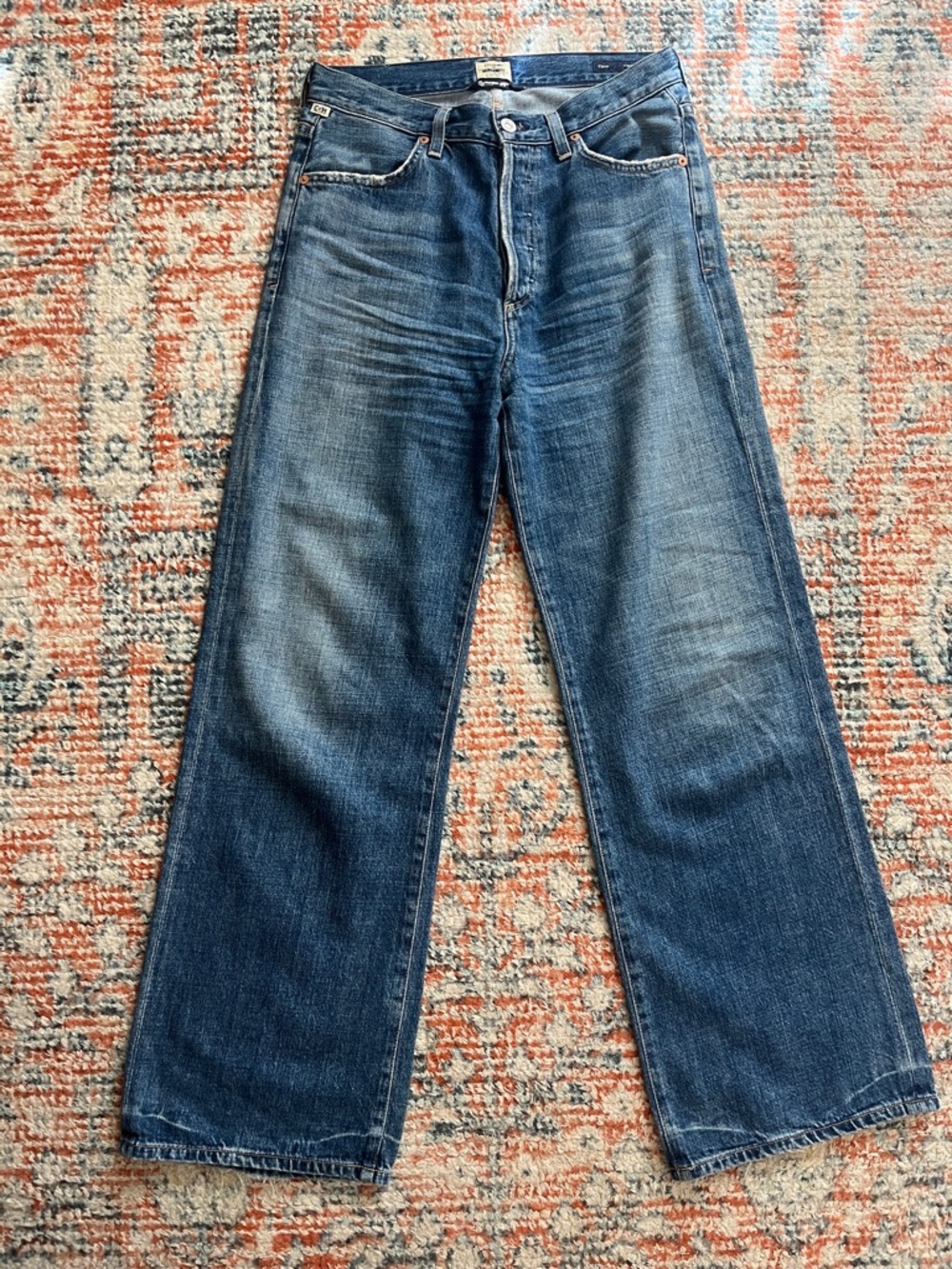 Citizen of Humanity Flavie Jeans in color Blue Rose size 26